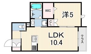 HEBEL GARDEN 松山町の間取り画像