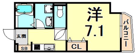 MARSH仁川の間取り画像