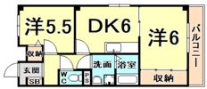 リブレメゾン仁川の間取り画像