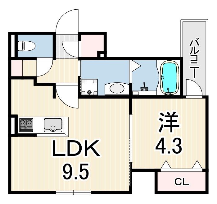 近くのローソン 尼崎元浜町店まで292m（徒歩4分）