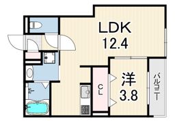 LOUIS APARTMENT 武庫川の間取り画像