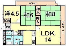 ウルム西宮の間取り画像