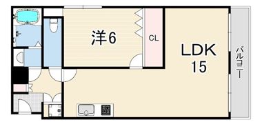 エルベコート甲陽園の間取り画像