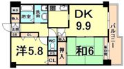 クレマンス甲東園の間取り画像