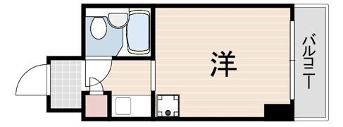 コスモプラザ三宮の間取り画像
