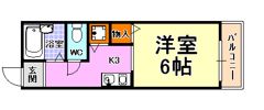 アパートメント林の間取り画像