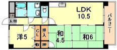 渡辺ハイツの間取り画像
