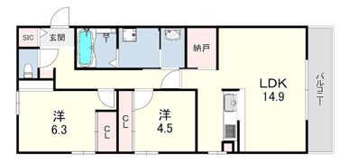 MAISON DE MICAOの間取り画像