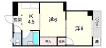 国元マンションの間取り画像