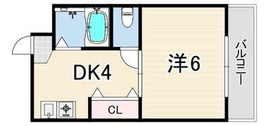 クレメント園田の間取り画像