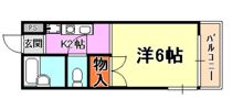 K’SPLACEの間取り画像