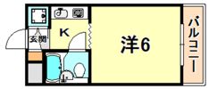 ダンディライオン石屋川の間取り画像
