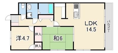 サンフラワー貴崎の間取り画像