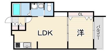 ルナ大久保駅前の間取り画像