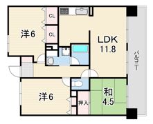 リベール明石魚住パークスクエアの間取り画像