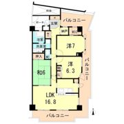 ビューネ西宮五段坂の間取り画像