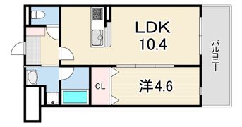シトラス武庫之荘の間取り画像