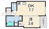 AQUAMARINE西北の間取り画像