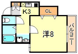 ソワサント上の丸の間取り画像