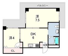 エスポワール六甲の間取り画像