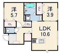 ライブリックス.2棟の間取り画像