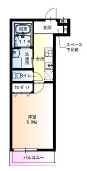 フジパレス西宮今津3番館の間取り画像