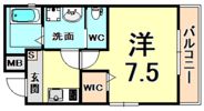 ワコーレヴィータ神戸駅NORTHの間取り画像