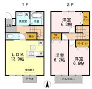ピア・プランドール3の間取り画像