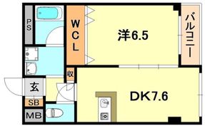 レジデンス大開通の間取り画像