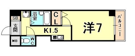 ガーデンプレイス夙川の間取り画像