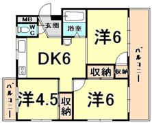 清和マンションの間取り画像