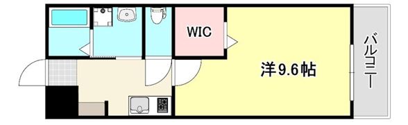 セオリー神戸ドミールの間取り画像