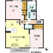 リバーハイム谷八木の間取り画像