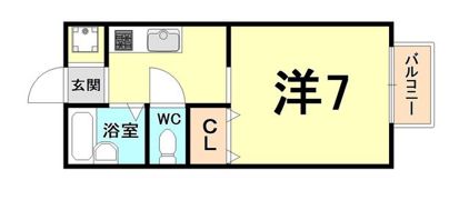エスペーロ甲東1の間取り画像