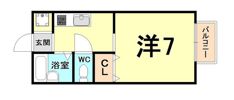 エスペーロ甲東1の間取り画像