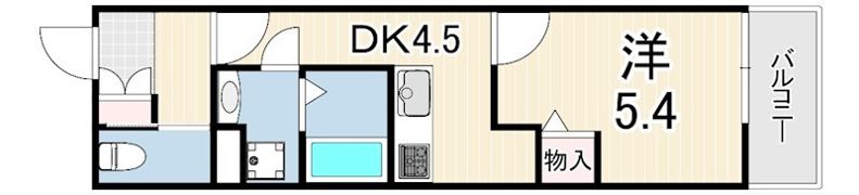 クレアール塚口1の間取り画像