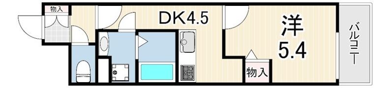 クレアール塚口1の間取り画像