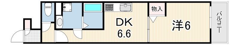 クレアール塚口1の間取り画像
