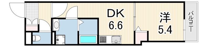 クレアール塚口1の間取り画像