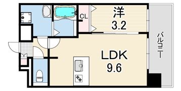 プレリス尼崎レーネヴィアの間取り画像