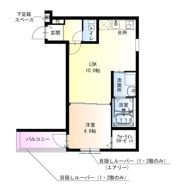 フジパレス甲東園2番館の間取り画像