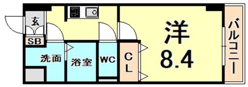 THE RESIDENCE Nの間取り画像