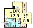WEST COURTの間取り画像