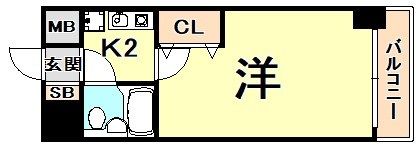 エスリード西宮の間取り画像
