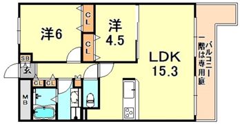 リブレ御影の間取り画像