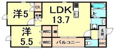 カサキーナの間取り画像