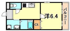 ベルメール東垂水の間取り画像