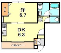 ベルリード塩屋北の間取り画像