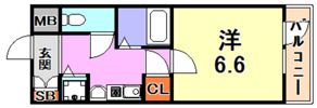 ロイヤルヒル神戸三ノ宮2の間取り画像