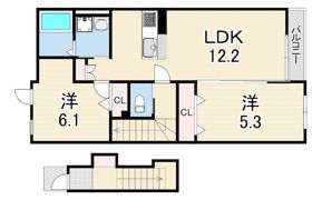 エール 藤の間取り画像